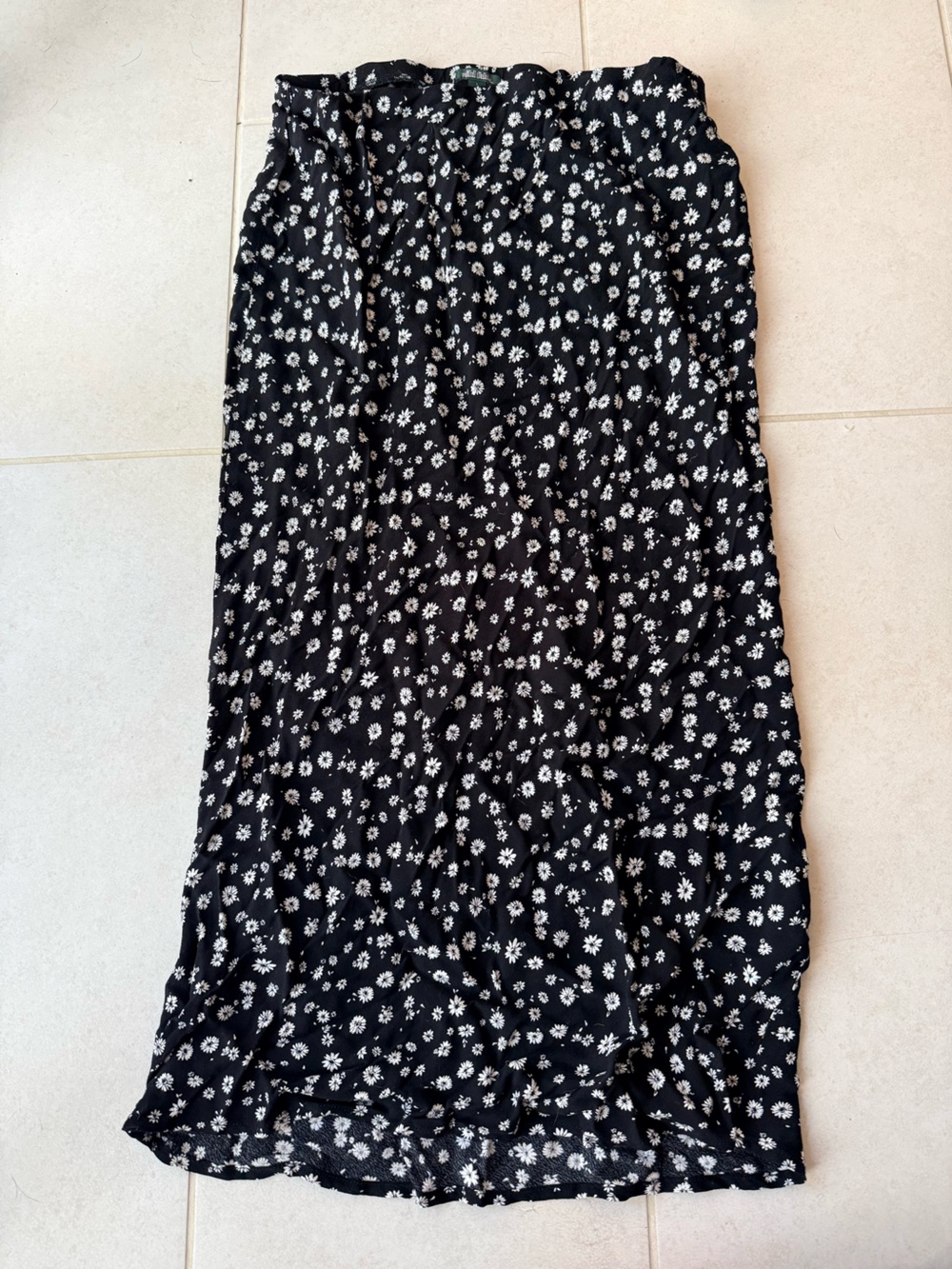 wild fable Black Floral Maxi Skirt